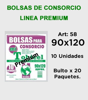Bolsas de Consorcio 90x120 Linea Premium Mitobicel