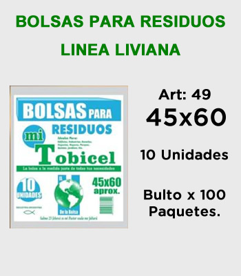 Bolsas de Residuos 45x60 mitobicel