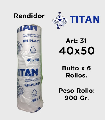 Rollos de Arranque Titan - Premium Rendidor 40x50 mitobicel