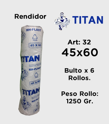 Rollos de Arranque Titan - Premium Rendidor 45x60 mitobicel